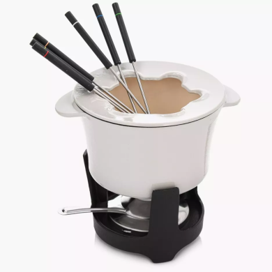 Набор для фондю Duka SCANDI 1,3 л | Кремовый / Черный 2220453 фото - 2