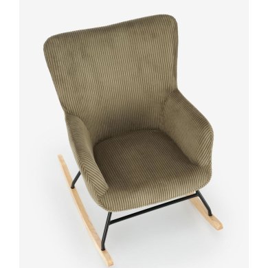 Кресло-качалка мягкое Halmar BELMIRO Оливковый - 8 Кресло-качалка мягкое Halmar BELMIRO Оливковый V-CH-BELMIRO-FOT-OLIWKOWY фото - 8