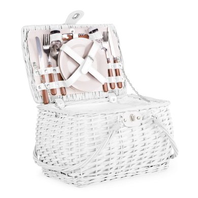 Корзина для пикника Homla PICNIC 38x25x25см | Белый 162534
