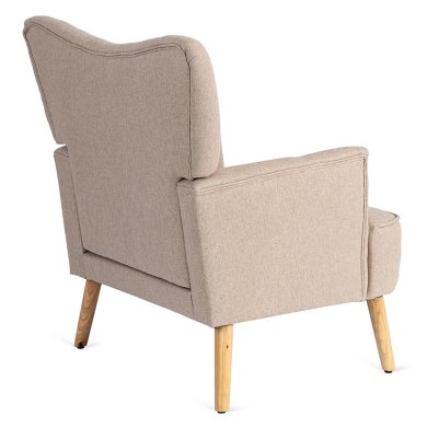 Кресло мягкое Mebel Elit BUNNY Бежевый - 5 Кресло мягкое Mebel Elit BUNNY Бежевый ME.BUNNY/BZ/DK/T/FW фото - 5