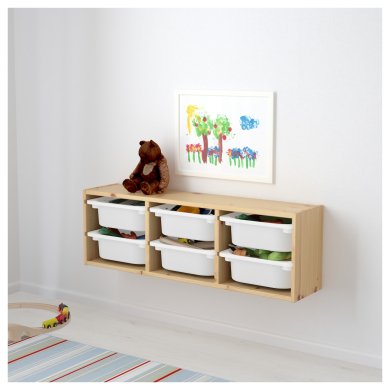 IKEA Настенный модуль для хранения (ИКЕА ТРОФАСТ) 49102304 фото - 2