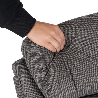 Крісло м'яке розкладне з реклайнером Mebel Elit KOBE 2 Сірий ME.KOBE/P/T/FW фото - 9