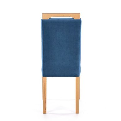 Обеденный стул Halmar CLARION 3 Синий V-PL-N-CLARION-DĄB MIODOWY-MONOLITH77 фото - 4