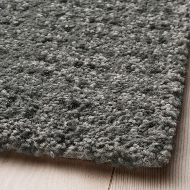IKEA Ковер LANGSTED 60x90 см Светло-серый (ИКЕА LANGSTED) 90445931 фото - 2