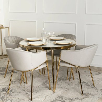 Обідній стілець Mebel Elit INNES Welur Сірий ME.INNES/P/ZL/V/K фото - 6