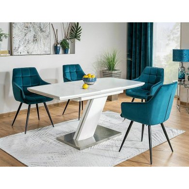 Обеденный стул Signal LILIA Welur Бирюзовый LILIAVCTU фото - 5