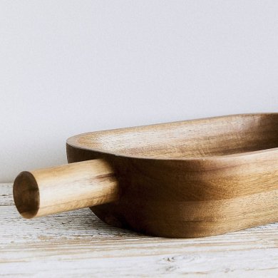 Миска Homla MOOKA 45x21 см Дерево 229186 фото - 7