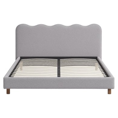 Кровать Mebel Elit IZMIR Boucle 160x200 см Серый ME.IZMIR/160/P/TB/LOZ фото - 4