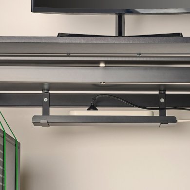 IKEA Компьютерный стол UTVISNING Черный (ИКЕА УТВИСНИНГ) 40586400 фото - 2