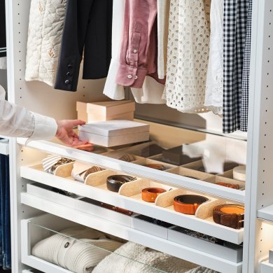 IKEA Стеклянная полка KOMPLEMENT (ИКЕА КОМПЛИМЕНТ) 70257638 фото - 9