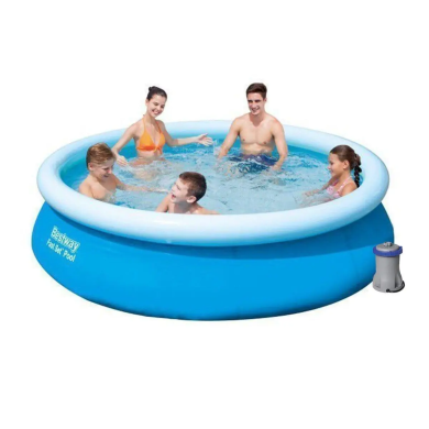 Надувной бассейн Bestway 57266 FAST SET 305x76 см Голубой 82018258 фото - 2