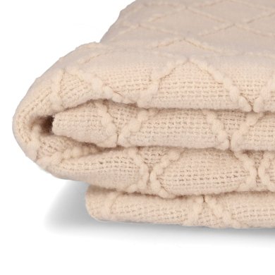 Плед Homla LOOP 130x170 см Бежевый 207099 фото - 3