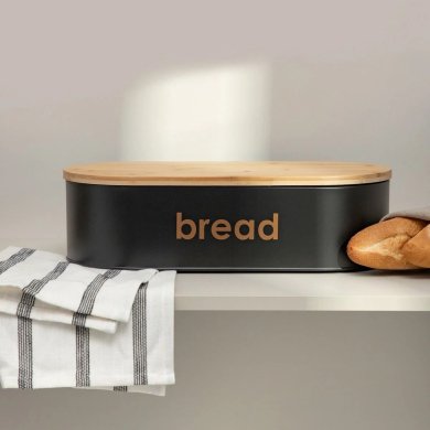 Хлібниця Homla PARMA BIG Чорний 237250 фото - 4