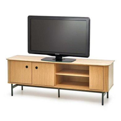 Тумба под ТВ Halmar Smart RTV-1 | Дуб / Черный V-PL-SMART-RTV-1 фото - 2