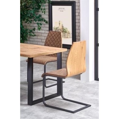 Розкладний обідній стіл Halmar VENOM Дуб вотан - 5 Розкладний обідній стіл Halmar VENOM Дуб вотан V-PL-VENOM_135-185-ST фото - 5