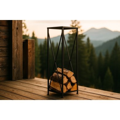 Дровница Garden Line 34x34x111 см Черный KOM5875 фото - 8