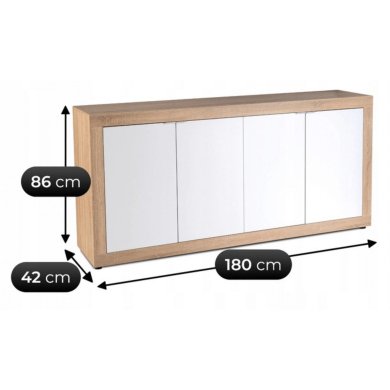 Комод Mebel Elit BLAGO 2 Дуб сонома W.LUNEA/DS/B/KOM4D фото - 6