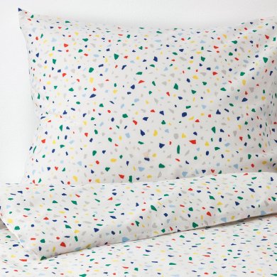 IKEA Комплект постельного белья MOJLIGHET 150x200 см Принт (ИКЕА MÖJLIGHET) 10423688 фото - 21