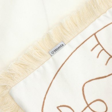 Декоративная наволочка Homla MILOS 45х45 см Бежевый - 4 Декоративная наволочка Homla MILOS 45х45 см Бежевый 207245 фото - 4