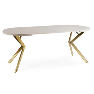 Розкладний обідній стіл Mebel Elit LUGO Кашемір - 4 Розкладний обідній стіл Mebel Elit LUGO Кашемір ME.LUGO/KASZ/ZL/S фото - 4