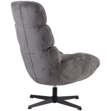 Кресло мягкое поворотное Kontrast AXEL Velvet Серый 5.01.84038 фото - 4