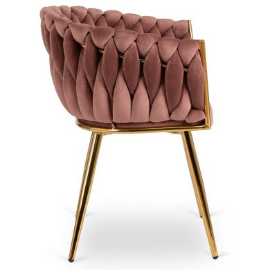 Обідній стілець Mebel Elit CAPI Welur Рожевий ME.CAPI/R/ZL/V/K фото - 3