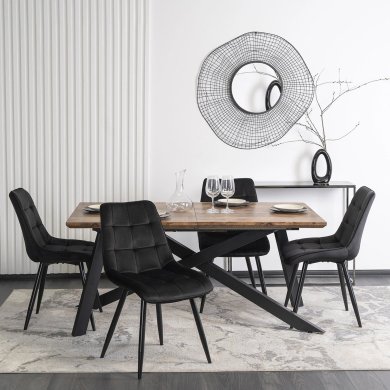 Розкладний обідній стіл Mebel Elit HAMILTON Дуб рустик - 9 Розкладний обідній стіл Mebel Elit HAMILTON Дуб рустик ME.HAMILTON/DRU/S фото - 9