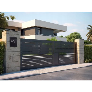 Почтовый ящик Chomik HERON 18,5x5,5x26 см Антрацит TIS8220 фото - 5