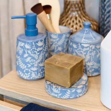 Мильниця Homla MIRABELL 10x2,5 см Синій - 5 Мильниця Homla MIRABELL 10x2,5 см Синій 226986 фото - 5