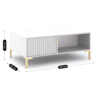 Журнальний стіл Mebel Elit TORELLO Білий - 5 Журнальний стіл Mebel Elit TORELLO Білий W.FLINN/FL05/B/ZL/L фото - 5