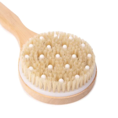 Щітка для сухого масажу Homla SOOTHE 11x4x41 см | Бежевий - 2 Щітка для сухого масажу Homla SOOTHE 11x4x41 см | Бежевий 218561 фото - 2