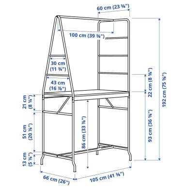 IKEA HAVERUD / STIG (ИКЕА HAVERUD/STIG) 89428923 фото - 12