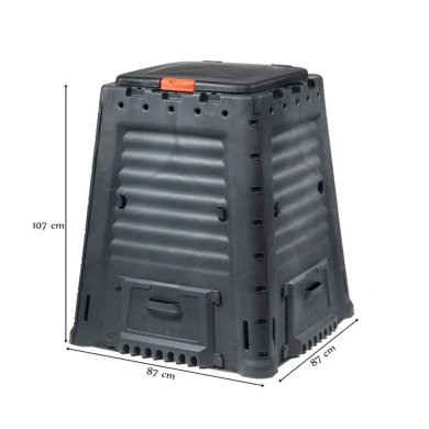 Садовый компостер без основы Keter MEGA 650 л Черный - 9 Садовый компостер без основы Keter MEGA 650 л Черный 231598-1 фото - 9