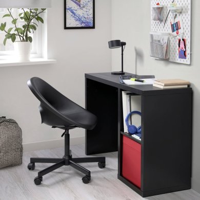 IKEA УЦІНКА Письмовий стіл KALLAX Чорний brak/00582442 фото - 8