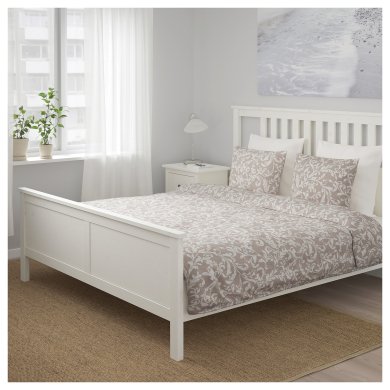 IKEA Комплект постельного белья VARBRACKA 200х200 см Принт (ИКЕА ВОРБРЭККА) 90412596 фото - 6