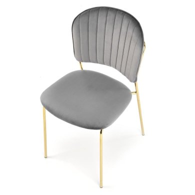 Обідній стілець Halmar K499 Попелястий V-CH-K/499-KR-POPIELATY фото - 7