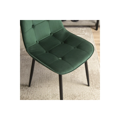 Обідній стілець Mebel Elit ARIS Welur Зелений - 7 Обідній стілець Mebel Elit ARIS Welur Зелений aris/zl фото - 7