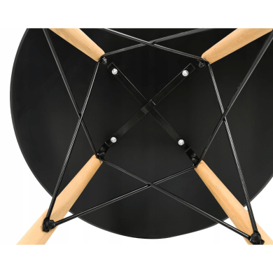 Обідній стіл Kontrast MIA Чорний - 6 Обідній стіл Kontrast MIA Чорний 6.06.26055 фото - 6