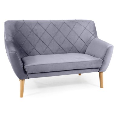 Диван Signal Kier 2 Velvet | Серый / Бук (BLUVEL 14) KIER2V14BU-P