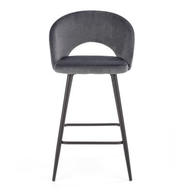 Барный стул Halmar H-96 Velvet Пепельный V-CH-H/96-POPIEL фото - 3