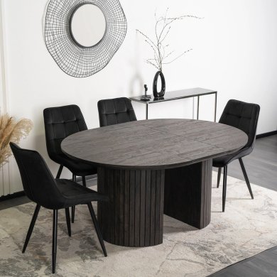 Розкладний обідній стіл Mebel Elit CHARLES Чорний ME.CHARLES/CZ/S фото - 13