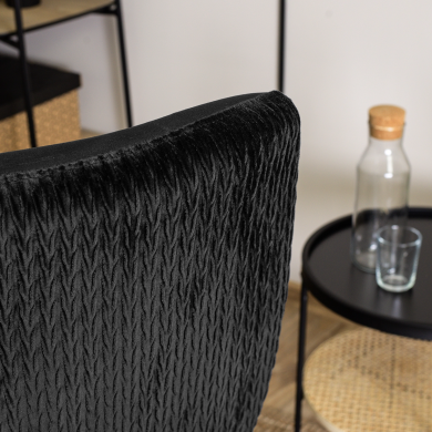 Кресло мягкое Mebel Elit SANTOS Черный - 9 Кресло мягкое Mebel Elit SANTOS Черный ME.SANTOS/CZ/DK/V/FW фото - 9