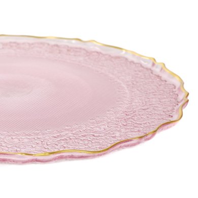 Тарілка Homla LISALA 28 см Рожевий - 3 Тарілка Homla LISALA 28 см Рожевий 226529 фото - 3