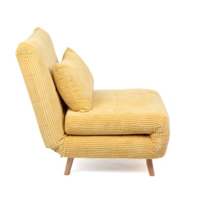 Крісло м'яке розкладне Homla SOLACE Velvet Гірчичний 223000 фото - 3