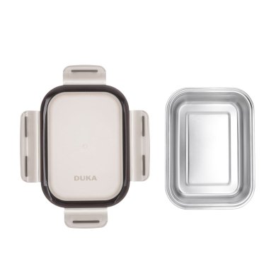 Контейнер для їжі Duka Ideal 600 мл Сталевий 1218821 фото - 3