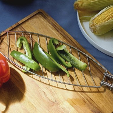 Решітка для барбекю Homla EASY GRILL 55х13 см Сріблястий - 6 Решітка для барбекю Homla EASY GRILL 55х13 см Сріблястий 230066 фото - 6