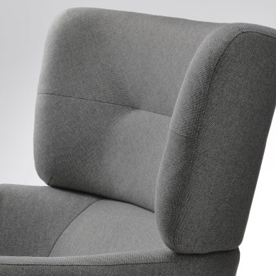 IKEA Кресло мягкое OSKARSHAMN Серый (ИКЕА Оскарсхамн) 20523611 фото - 4