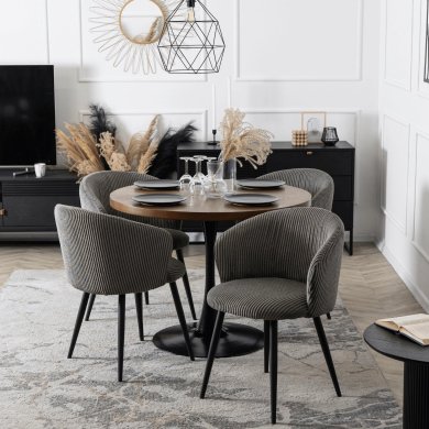 Обідній стілець Mebel Elit TAYLOR Velvet Сірий ME.TAYLOR/P/SZTR/K фото - 5