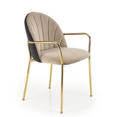 Обеденный стул Halmar K500 Бежевый - 2 Обеденный стул Halmar K500 Бежевый V-CH-K/500-KR фото - 2