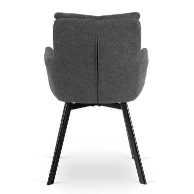 Обідній стілець поворотний Mebel Elit CORTADO Темно-сірий ME.CORTADO/CZ/CZ/T/K фото - 4